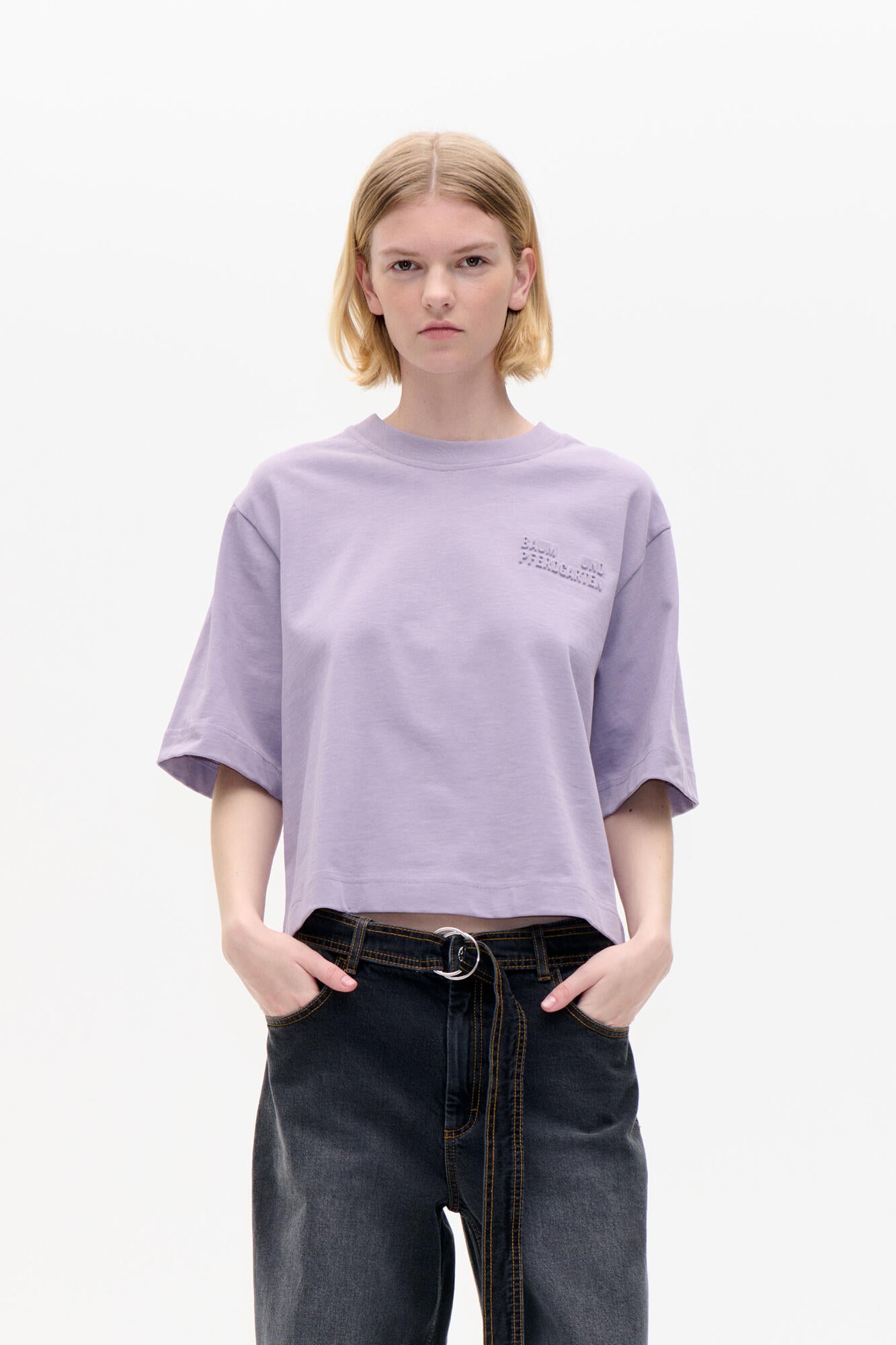 Jiana t-shirt - Dusty Grey Lilac